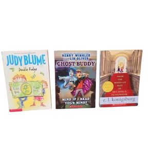 Scholastic book Bundle Double Fudge Ghost Buddy From The Mixed Up Files